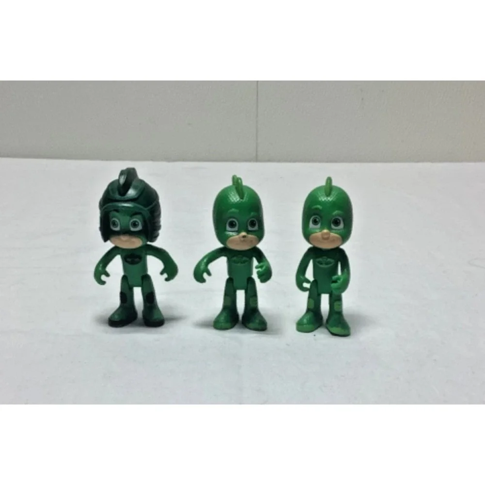 PJ Mask Lot of 6 Figures green red blue toys